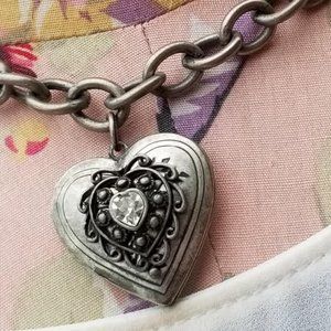 Nordstrom Silver Heart Pendant Necklace